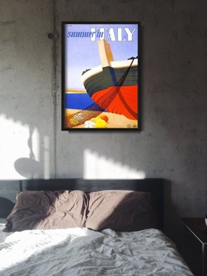 Retro plakát Nyár Olaszországban