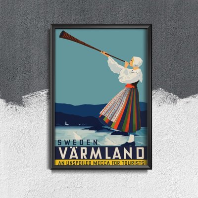 Plakát Svédország Varmland