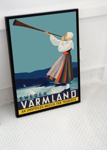 Plakát Svédország Varmland
