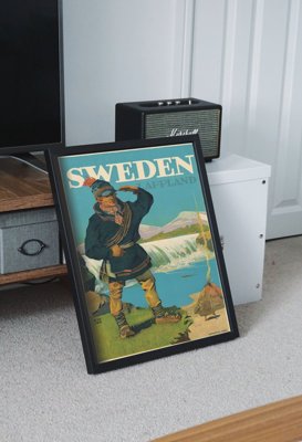 Plakát Svédország lappland