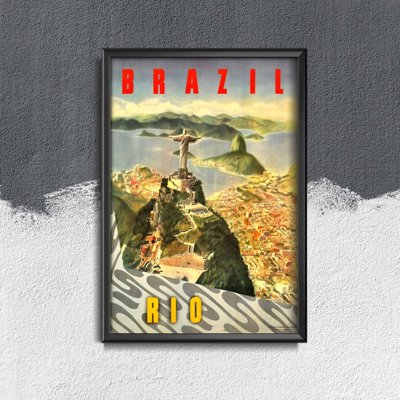 Plakát Brazília Rio