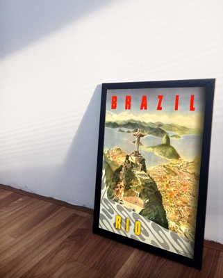 Plakát Brazília Rio