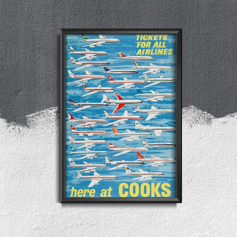 Plakát Itt a Cooks Airlines