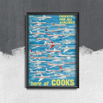 Plakát Itt a Cooks Airlines
