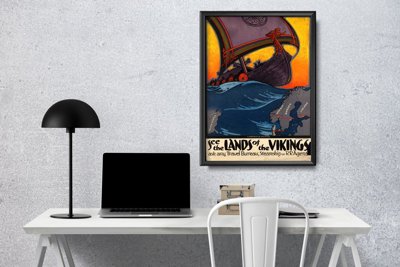 Plakát Viking Svédország Thor Skandinávia