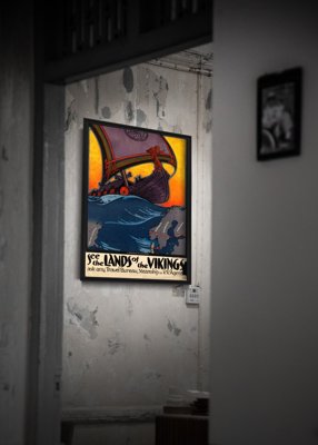 Plakát Viking Svédország Thor Skandinávia