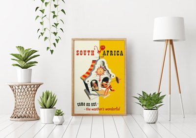 Plakát Dél-Afrika Kilépés