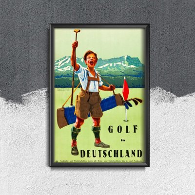 Plakát Németország Golf