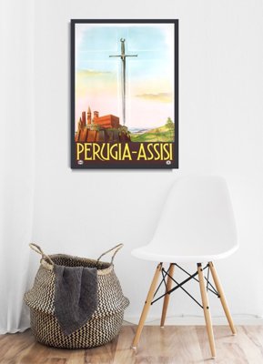 Plakát Perugia Assisi Olaszország