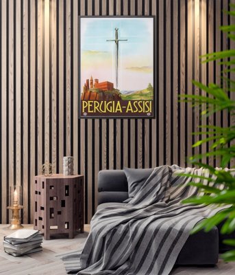 Plakát Perugia Assisi Olaszország
