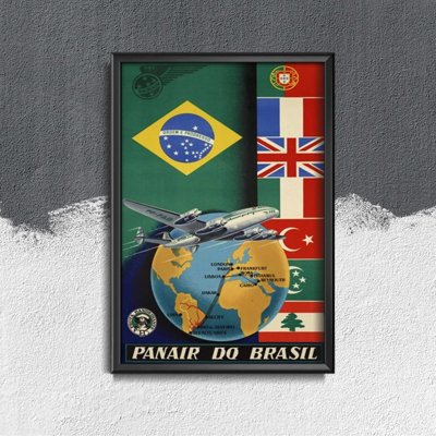 Plakát Panair Brazília légitársaságához