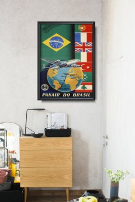 Plakát Panair Brazília légitársaságához