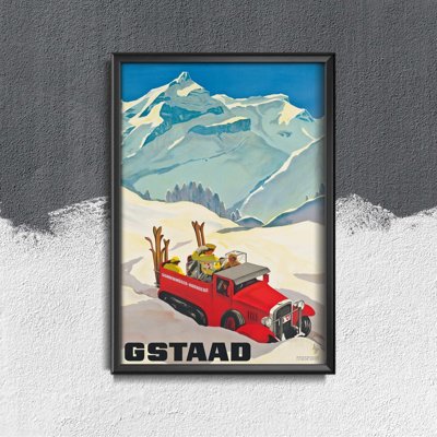 Poszter képek Gstaad Svájc