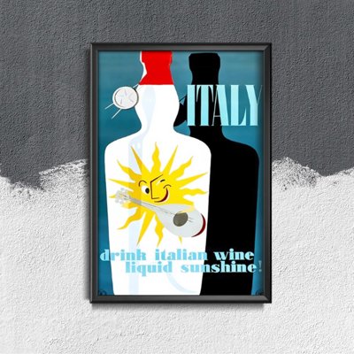 Poszter képek Olaszország ital olasz bor folyékony nap
