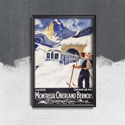 Poszter képek Svájc Montreux Berner
