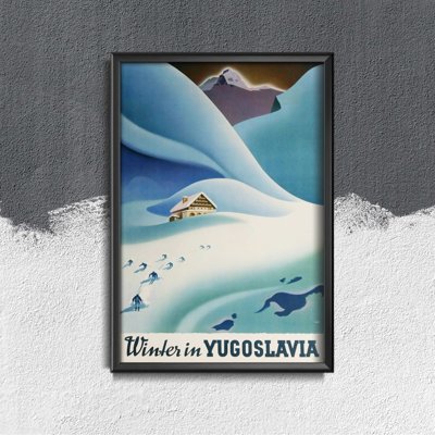 Poszter képek Téli Jugoszláviában