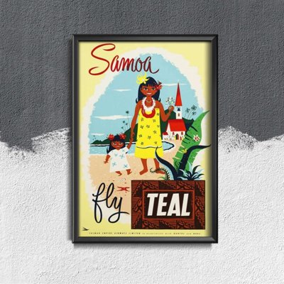 Poszter képek Samoa teal