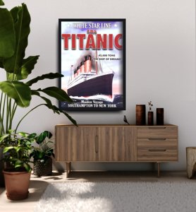 Poszter képek Titanic Southampton New Yorkba