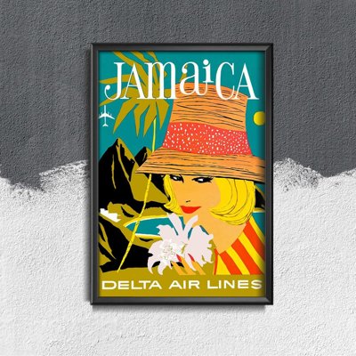 Poszter képek Airlines Delta Jamaica