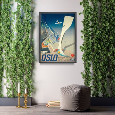 Plakát poszter Oslo Expo Norvégia