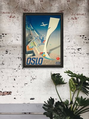 Plakát poszter Oslo Expo Norvégia