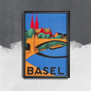 Plakát poszter Basel Svájc