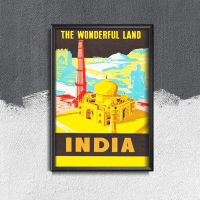 Plakát poszter India. Csodálatos föld