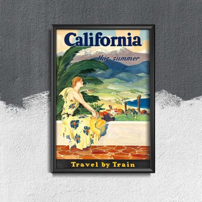 Plakát poszter Kalifornia ezen a nyáron