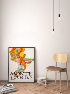 Plakát poszter Monte Carlo Monaco