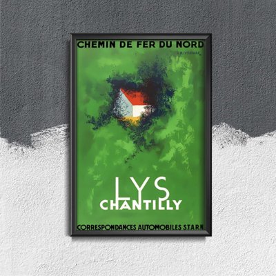 Plakát poszter Franciaország Chantilly