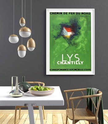 Plakát poszter Franciaország Chantilly