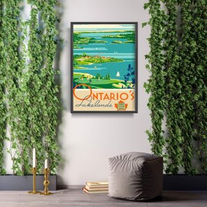 Plakát poszter Ontario Canada Lakelands