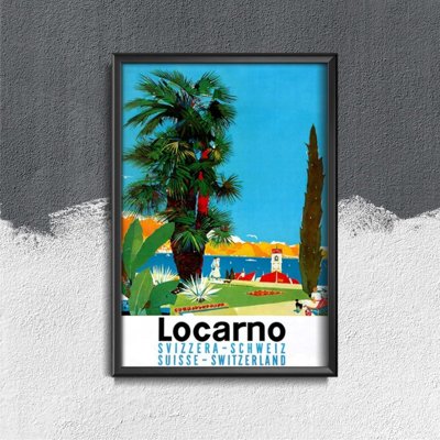 Plakát poszter Svájc Locarno
