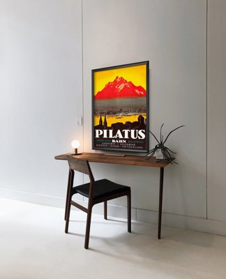Plakát poszter Svájc Pilatus Lucern