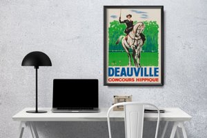 Plakát poszter Deauville Concours Hippique France