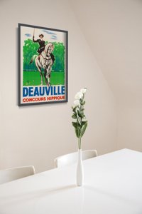 Plakát poszter Deauville Concours Hippique France