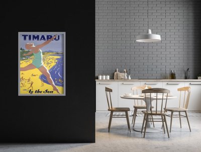 Plakát poszter Timar Új-Zéland a tenger mellett