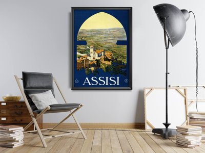Plakát poszter Olaszország Assisi