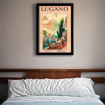 Plakát poszter Svájci Lugano