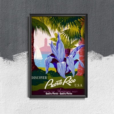 Plakát poszter Puerto Rico USA