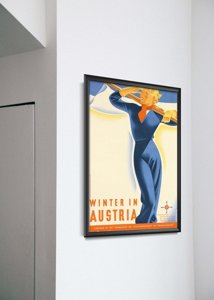 Plakát poszter Tél Ausztriában