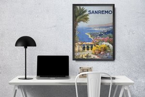 Plakát poszter Sanremo Olaszország