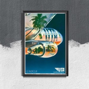 Plakát poszter Airlines Pacific Uta