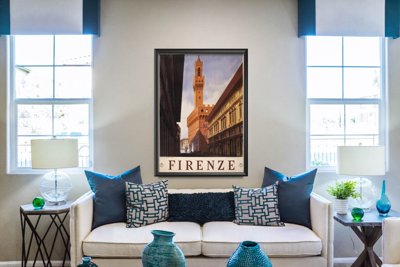 Plakát poszter Retro Firenze Poszter Olaszország