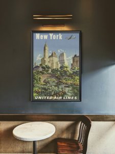 Plakát poszter New York-i United Airlines poszter