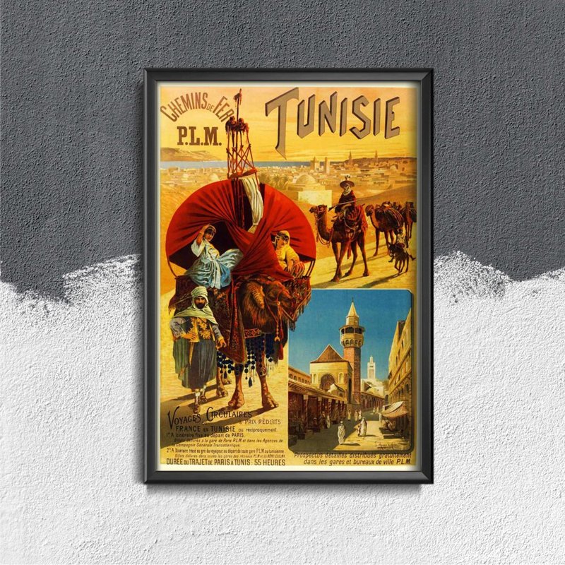 Plakát poszter Tunézia