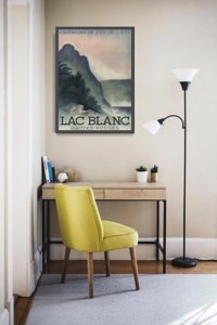 Plakát poszter Lac Blanc Franciaország