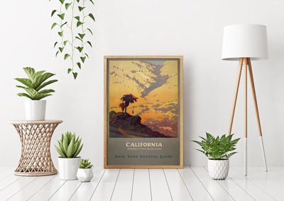 Plakát poszter Vintage poszter Kalifornia