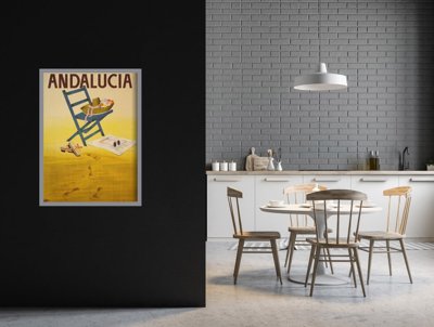 Retro plakát Andalúzia Spanyolország
