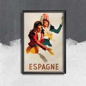 Retro plakát Spanyolország